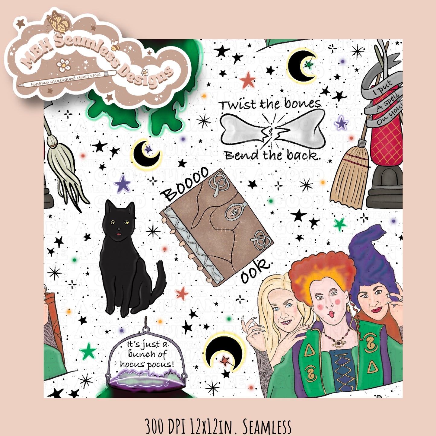 Starry Hocus Pocus Quotes MULTIPLE COLORWAYS