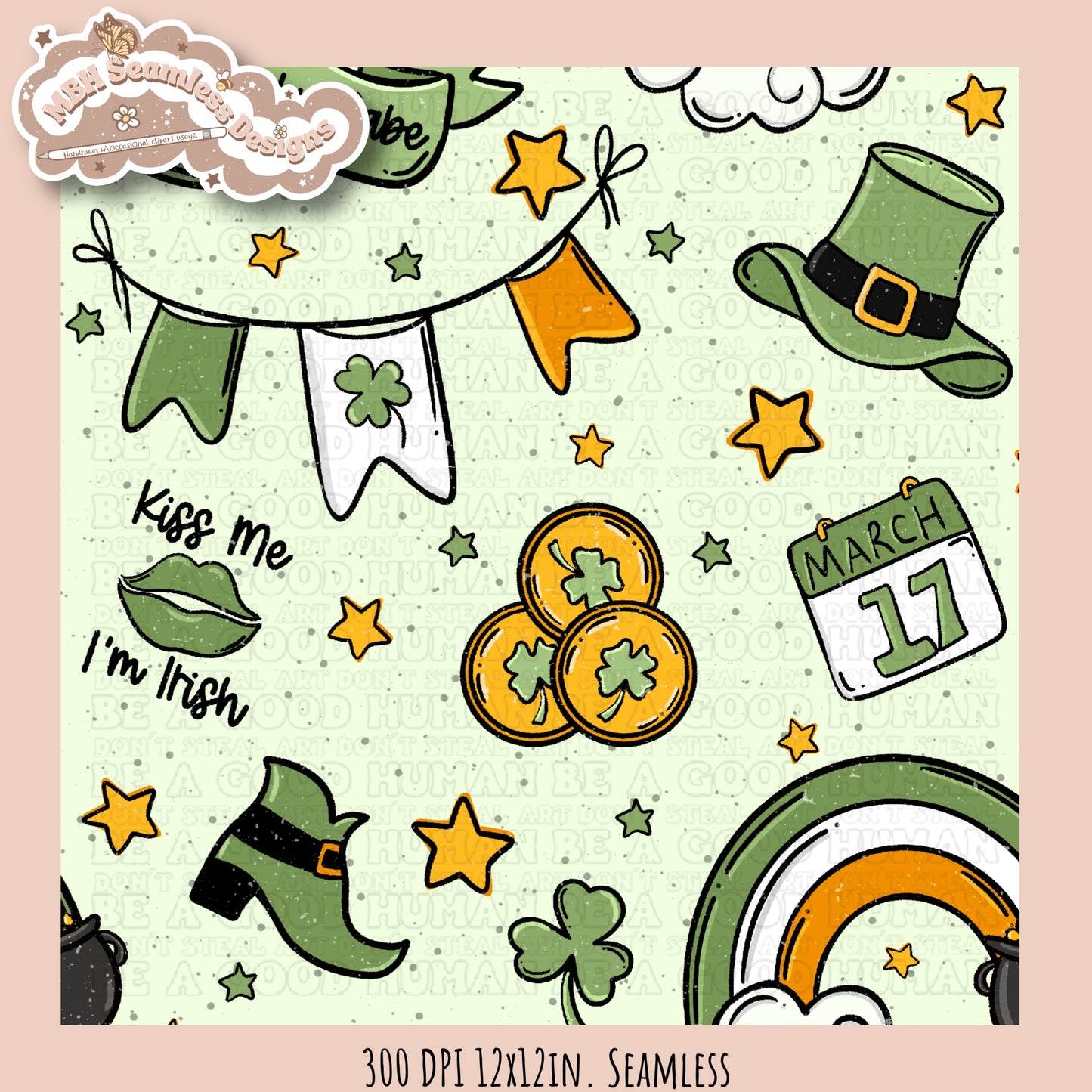 St. Patty’s Day Assorted Colorways Seamless Pattern