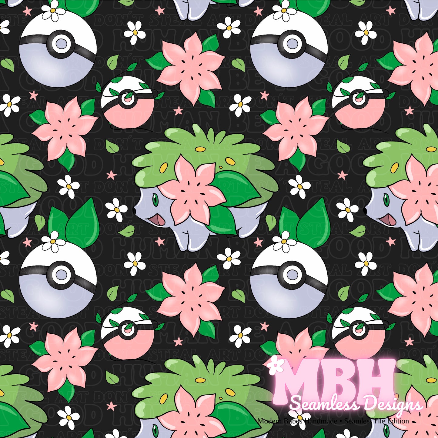 LIMITED Shayman Floral Seamless Pattern