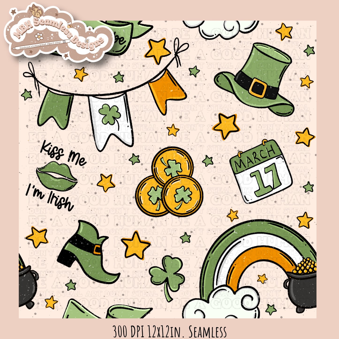 St. Patty’s Day Assorted Colorways Seamless Pattern