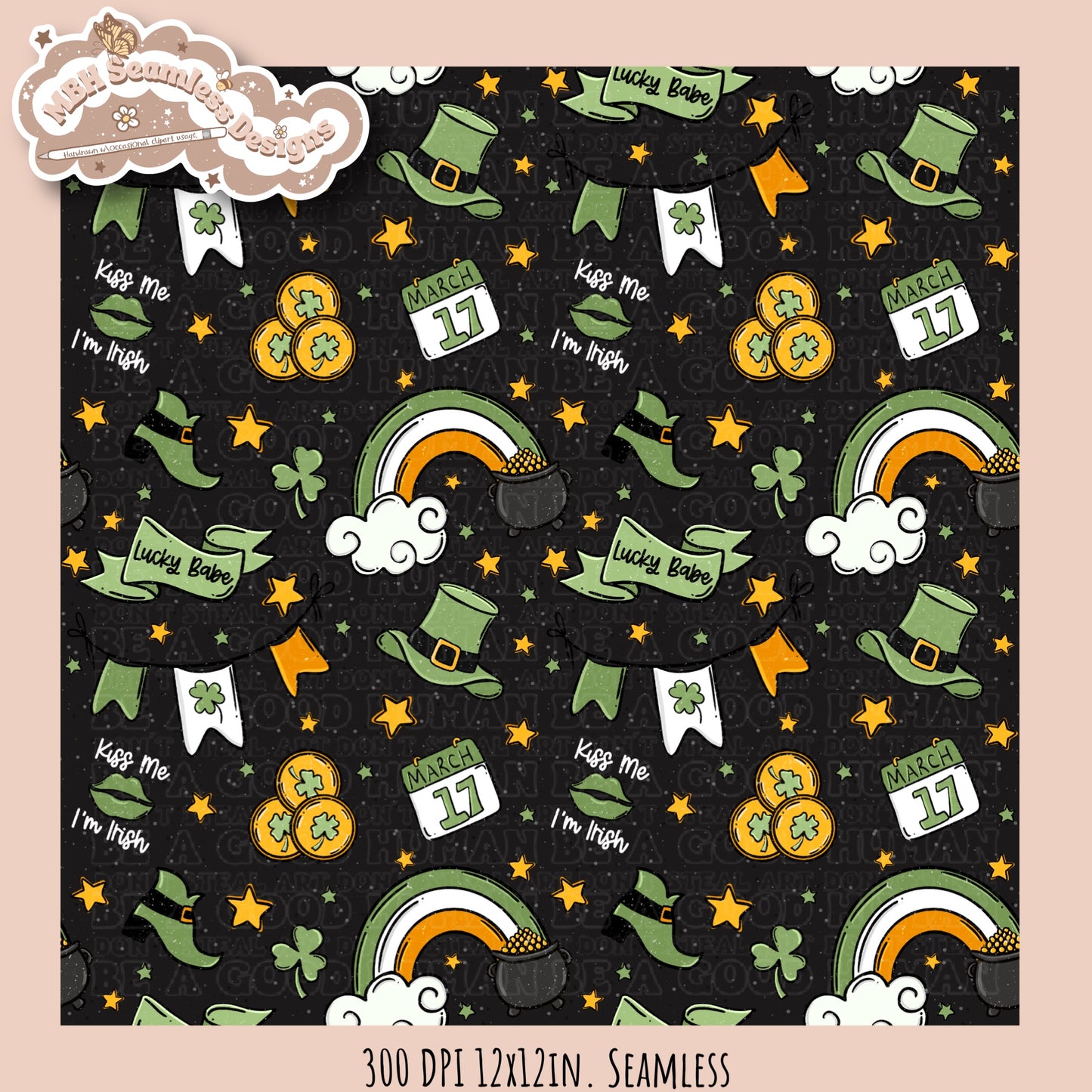 St. Patty’s Day Assorted Colorways Seamless Pattern