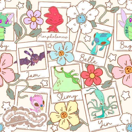Stitch & Cousins Boho Floral II • Seamless Pattern