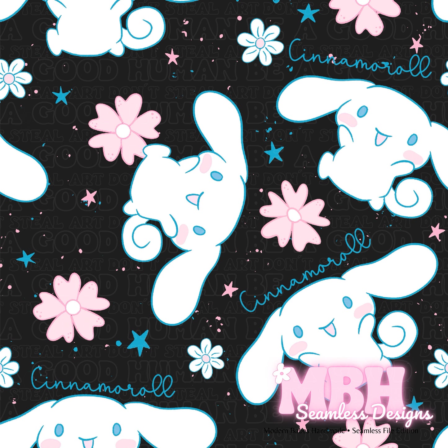 Cinnamoroll Seamless 2 Colorways Seamless Pattern