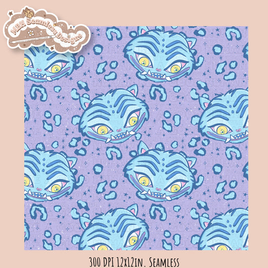 Derpy Cheetah Print Seamless Pattern // Assorted Colorways