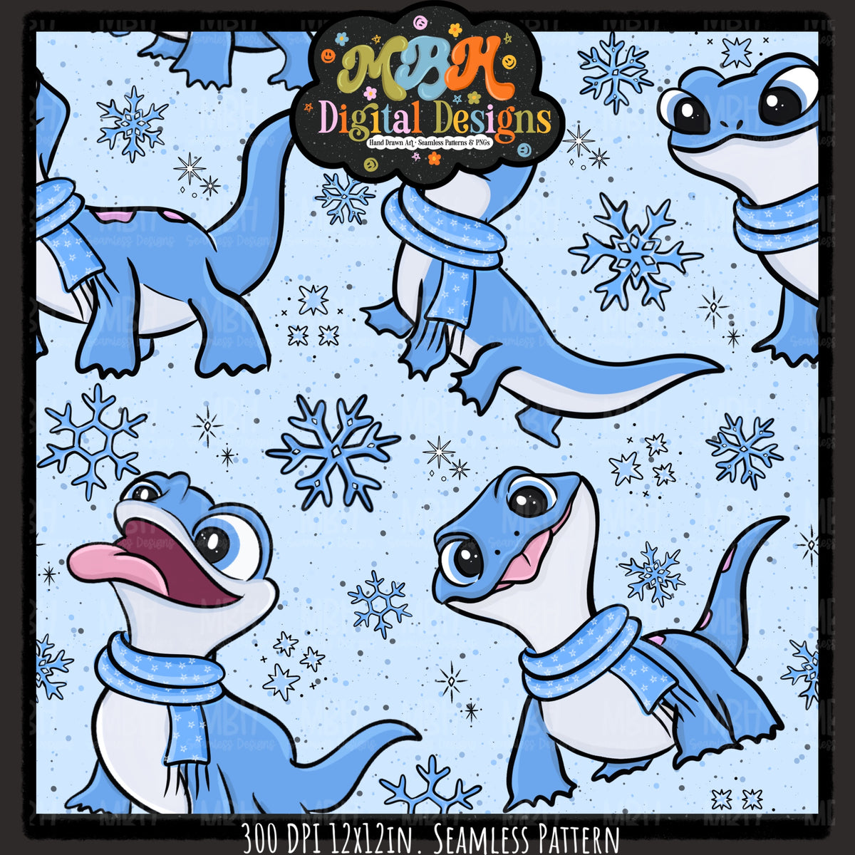 Bruni Seamless Pattern // PNG // Assorted Colorways