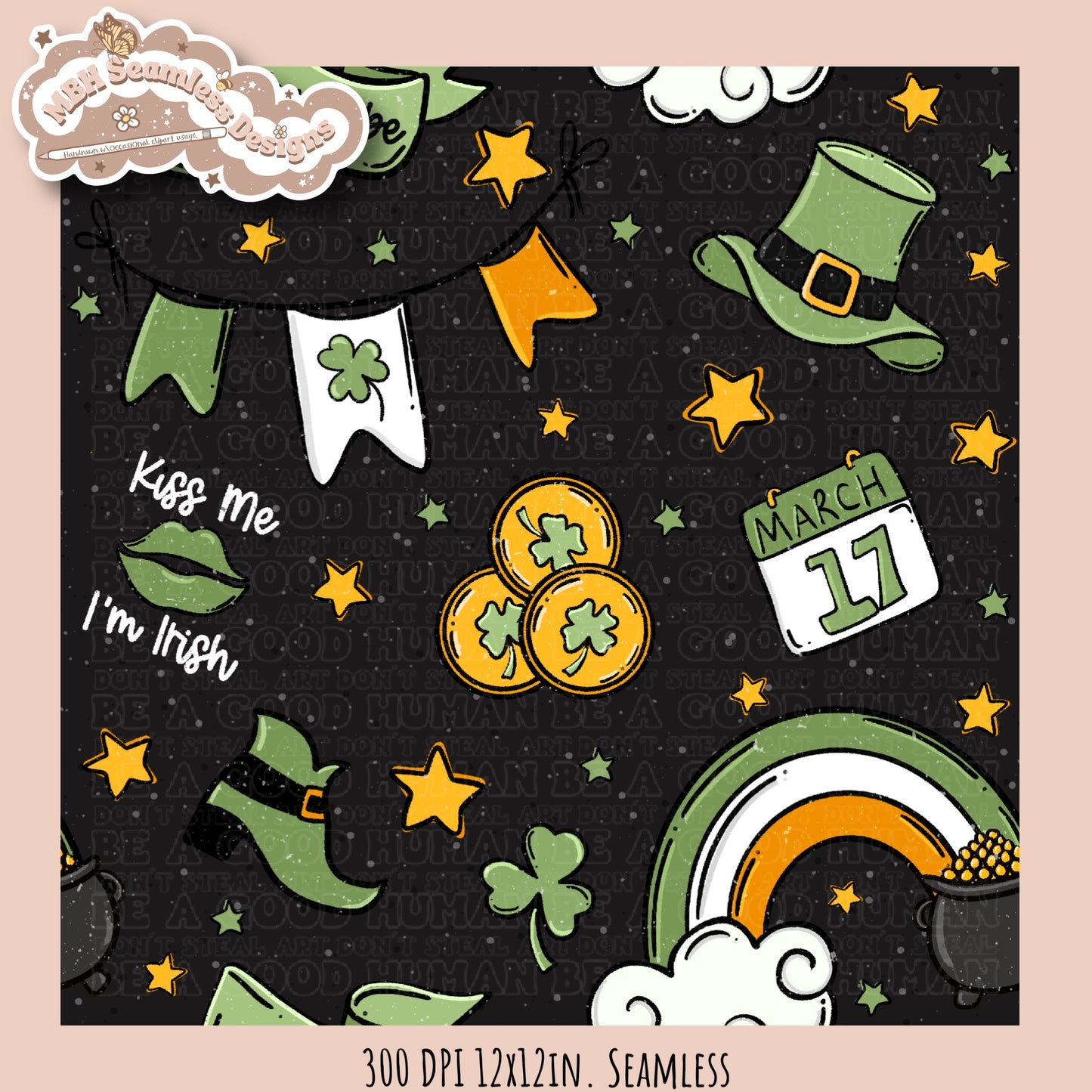 St. Patty’s Day Assorted Colorways Seamless Pattern