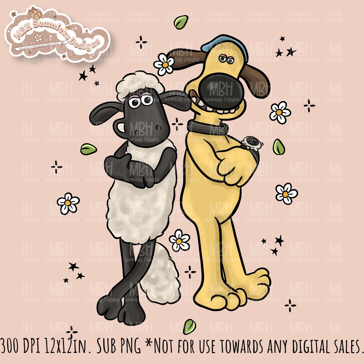 Daisy Shaun the Sheep SUB PNG