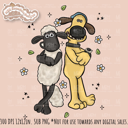 Daisy Shaun the Sheep SUB PNG