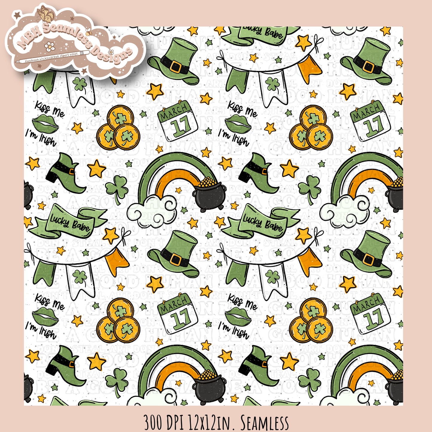 St. Patty’s Day Assorted Colorways Seamless Pattern