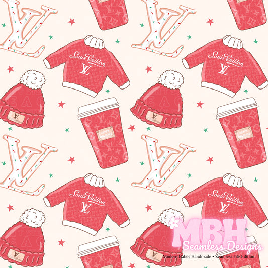 Boujee Winter Seamless Pattern