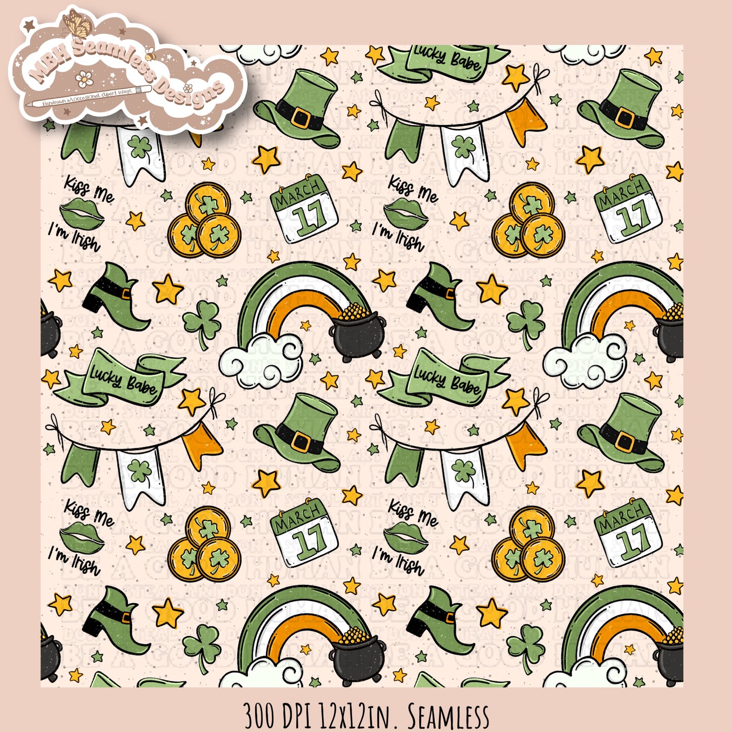 St. Patty’s Day Assorted Colorways Seamless Pattern