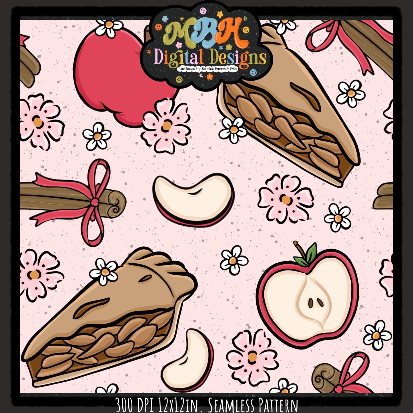 Coquette Apple Pie Seamless MULTIPLE COLORWAYS