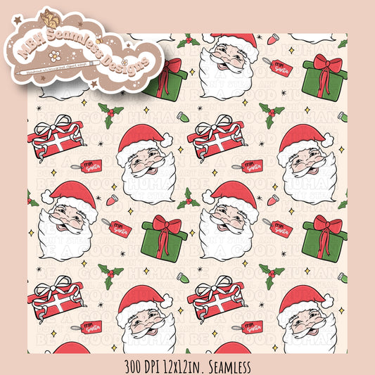 Santa Gifts Seamless MULTIPLE COLORWAYS