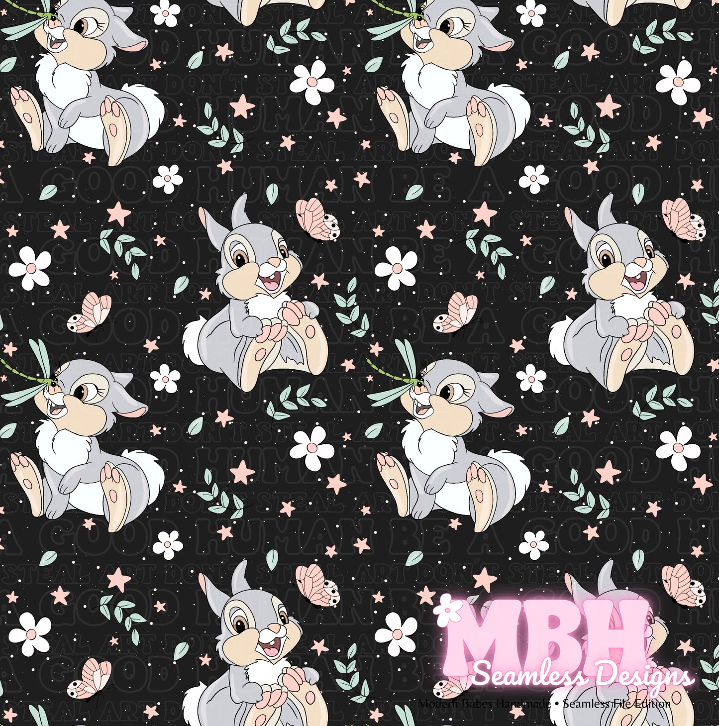 Starry Thumper Seamless Pattern Assorted Colorways