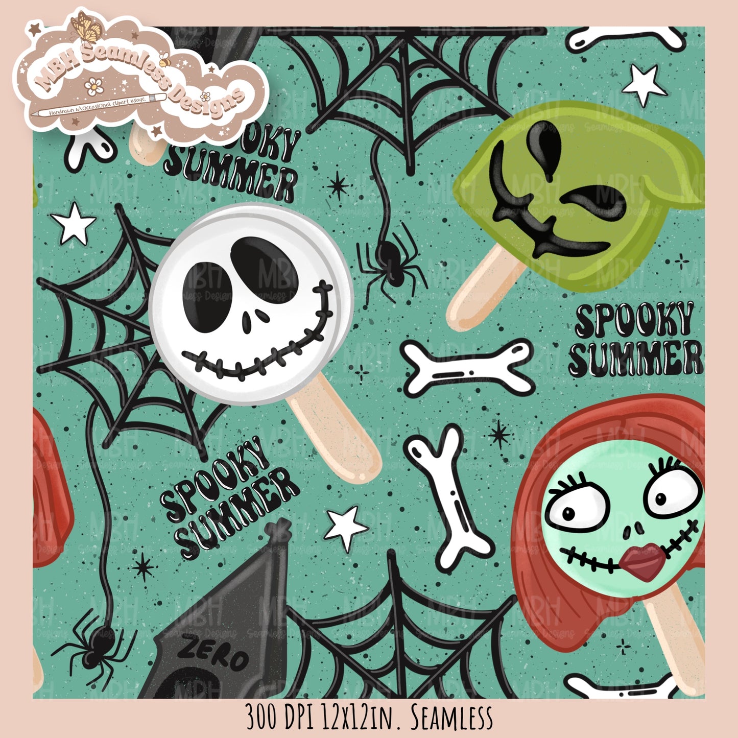 NBC Pops Seamless Pattern // Assorted Colorway Options