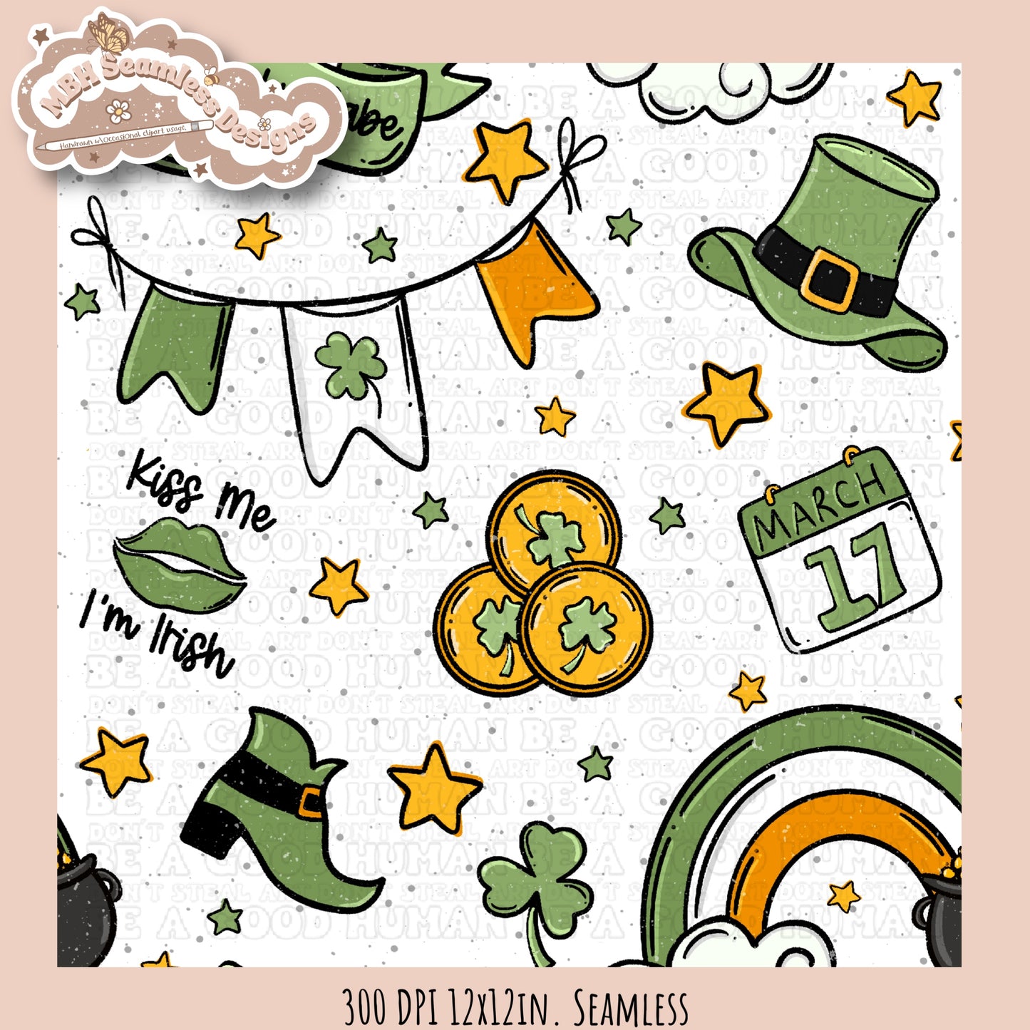 St. Patty’s Day Assorted Colorways Seamless Pattern