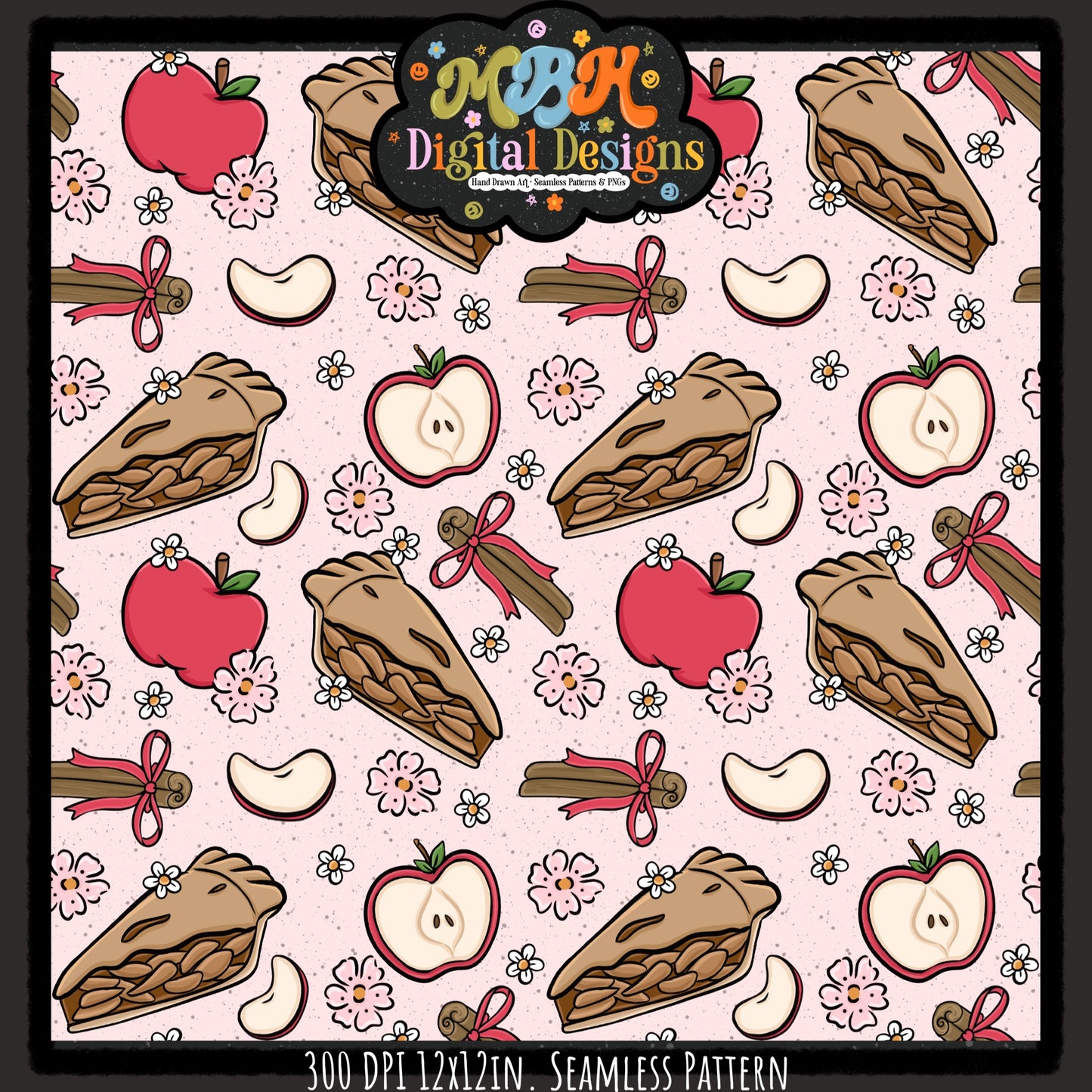 Coquette Apple Pie Seamless MULTIPLE COLORWAYS