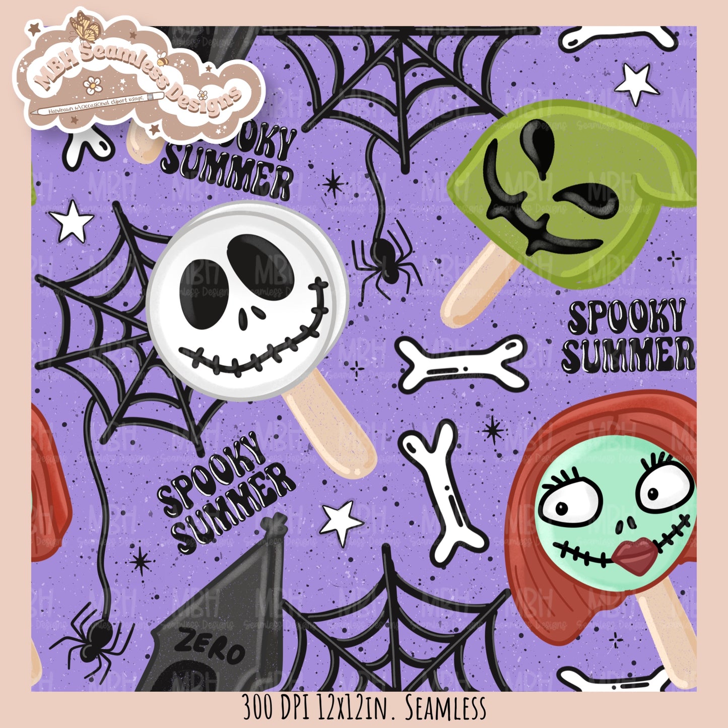 NBC Pops Seamless Pattern // Assorted Colorway Options