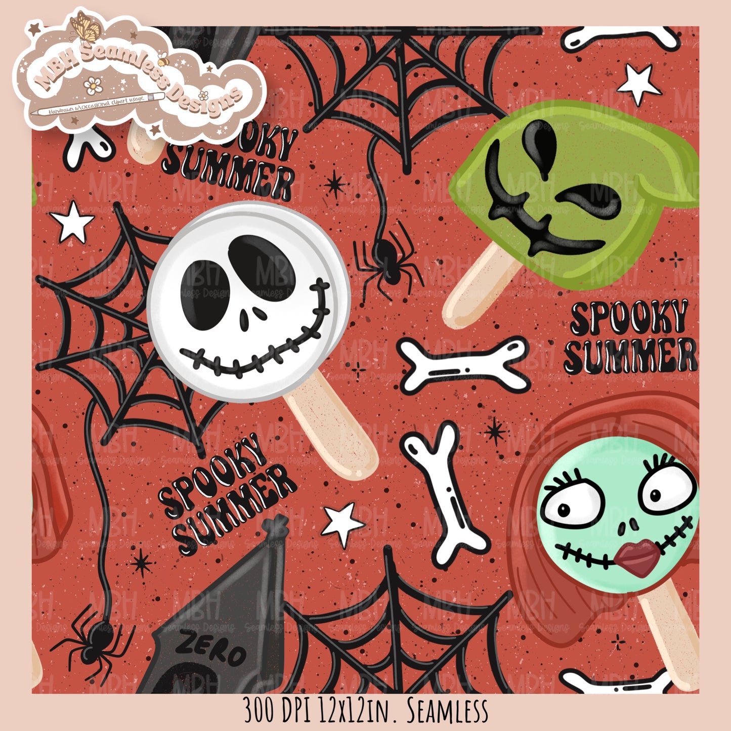 NBC Pops Seamless Pattern // Assorted Colorway Options