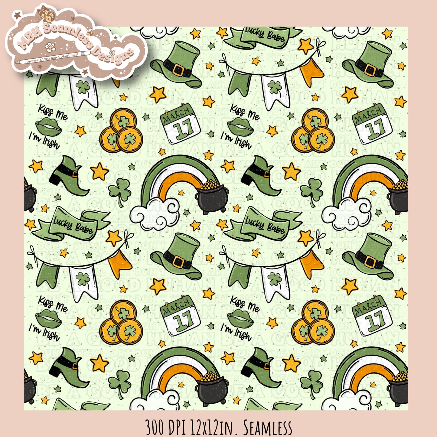 St. Patty’s Day Assorted Colorways Seamless Pattern