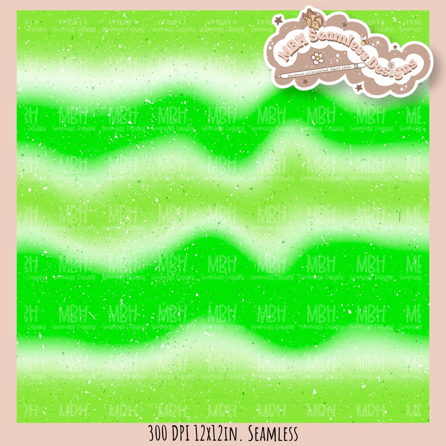 One in a Melon Seamless Pattern • Multiple Colorways • Coordinates•PNG