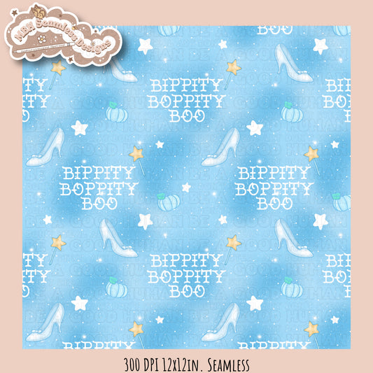 Bippity Boppity Boo Seamless Pattern