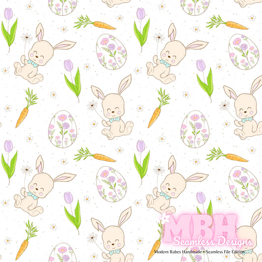 Boho Easter Assorted Colorways Seamless Pattern