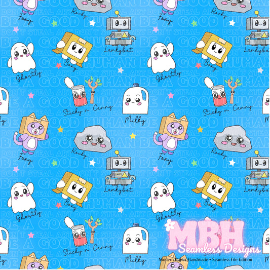 LankyBox Seamless Pattern