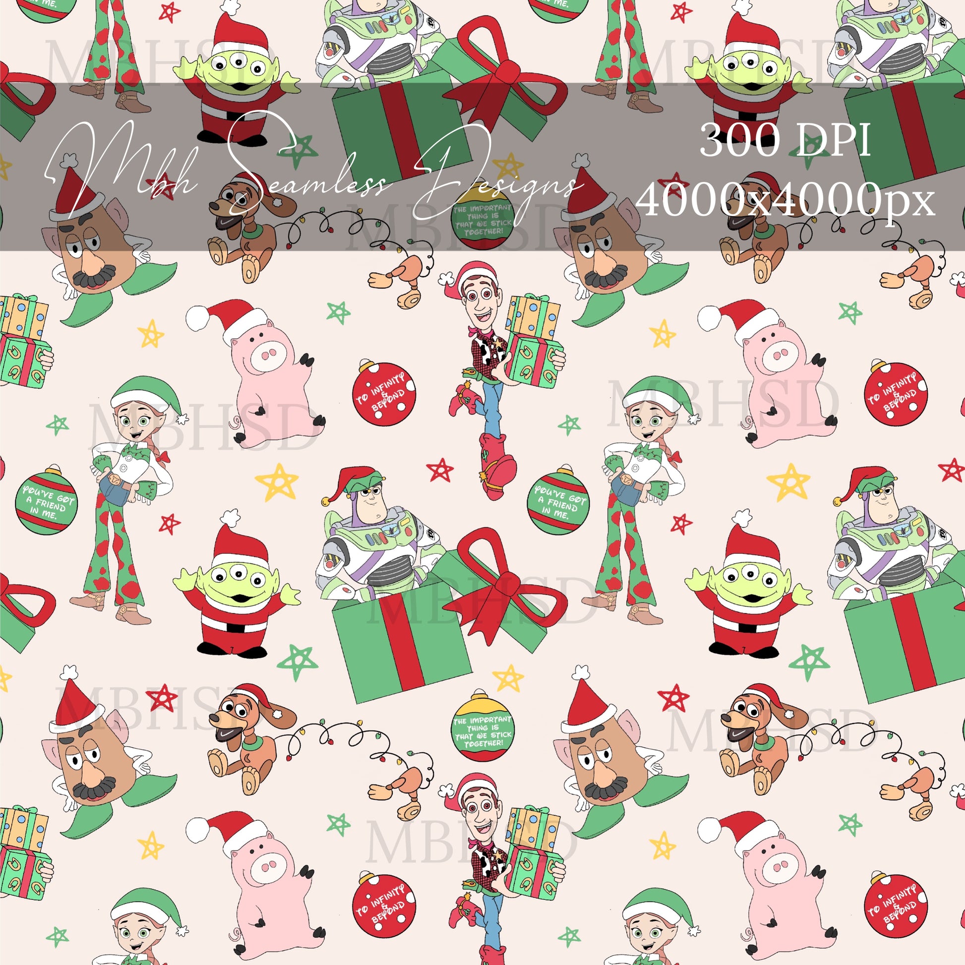 Toy Story Wrapping Paper 
