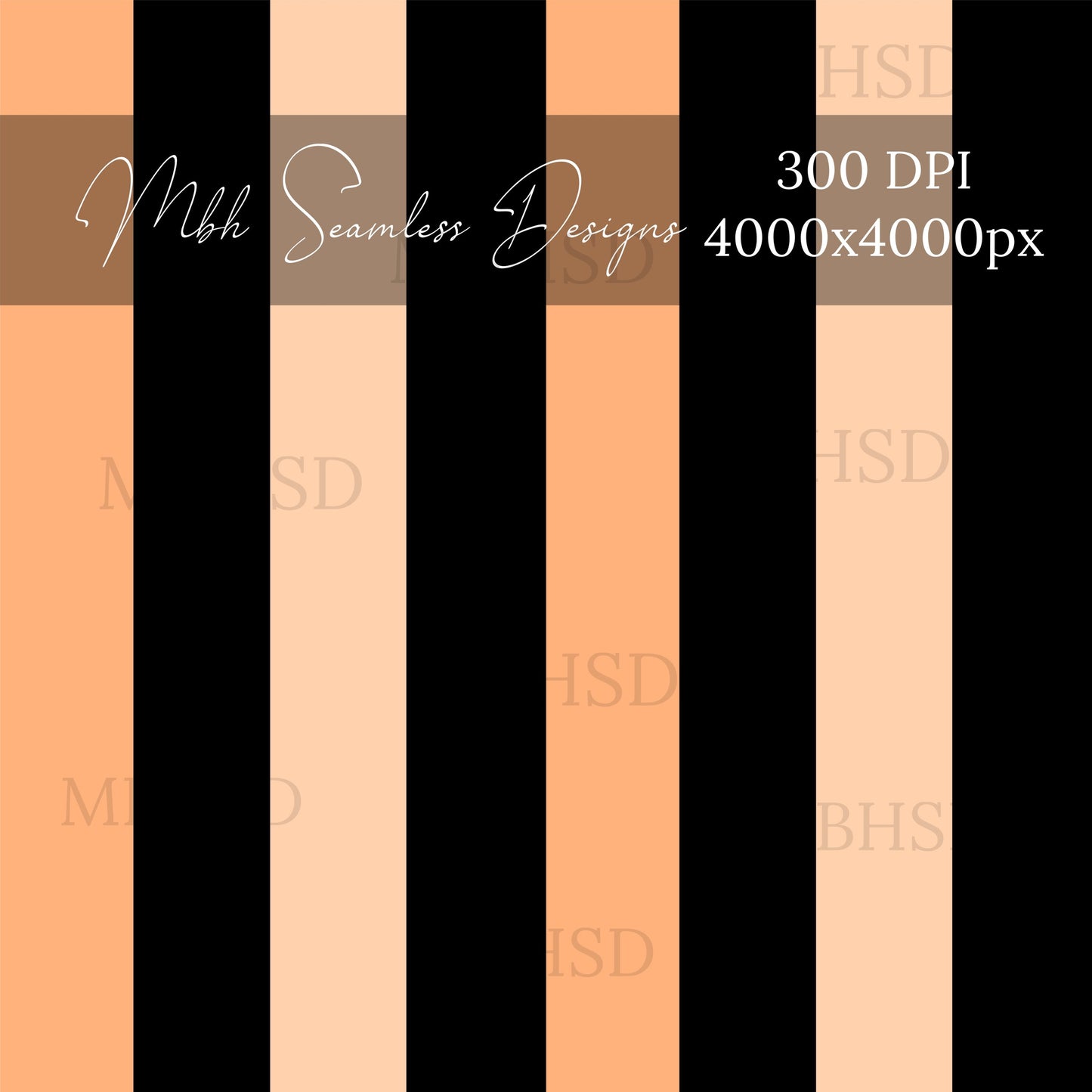 Boho Pumpkin Mickey Seamless Pattern