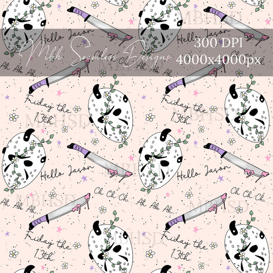 Boho Jason Floral Seamless Pattern