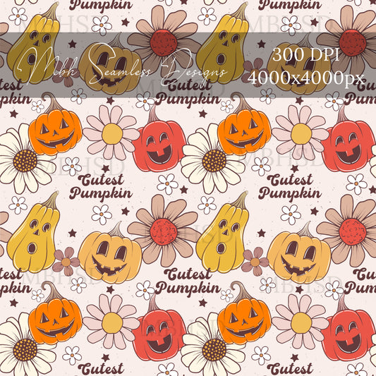 Cutest Pumpkin Seamless Pattern