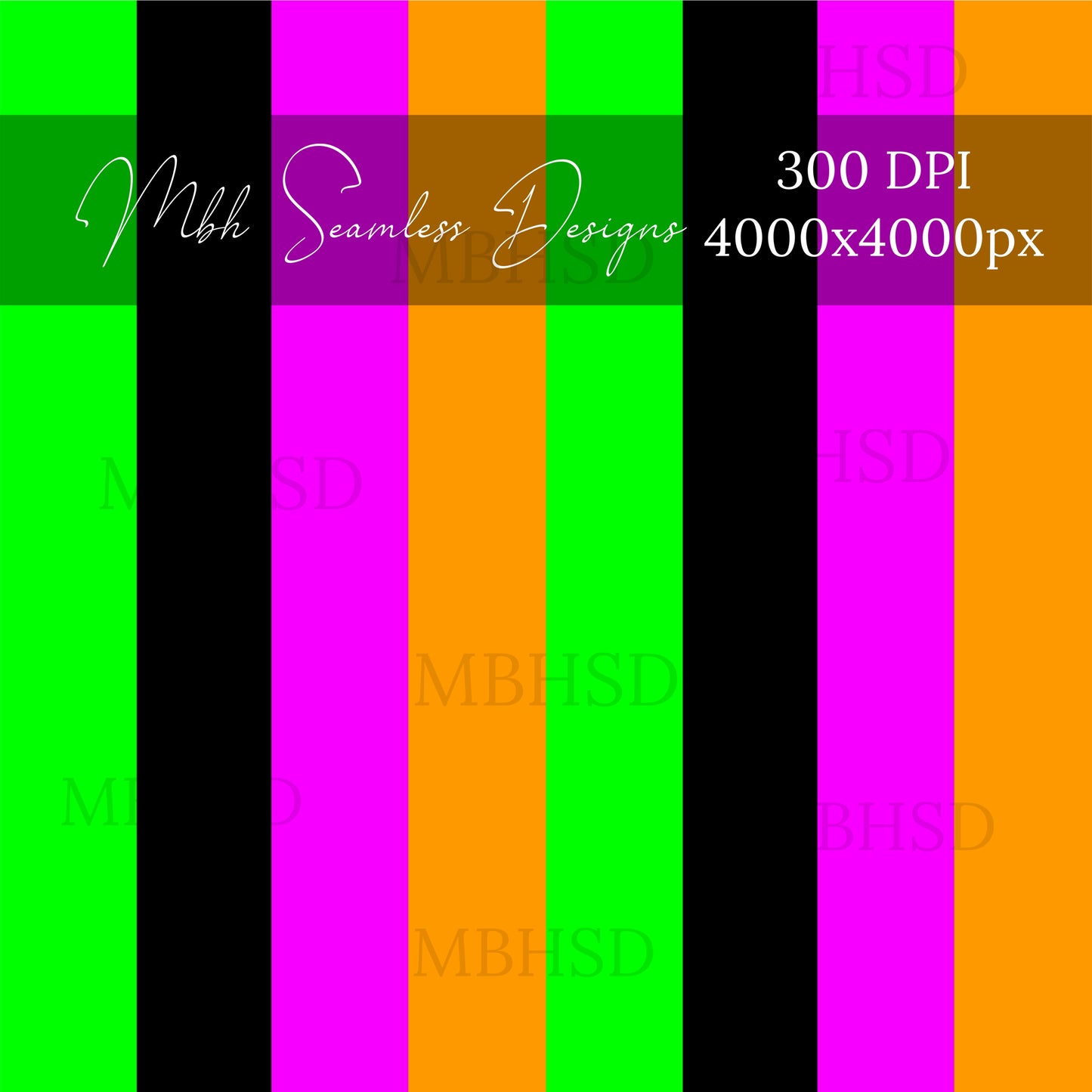 NBC Neon Patchwork // Stripes Seamless Pattern