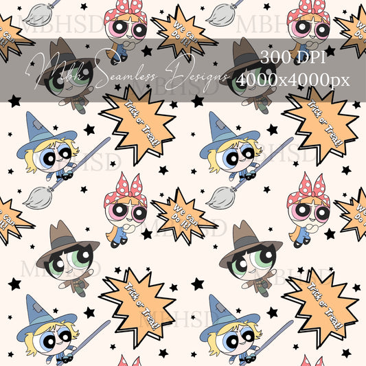 PPG Halloween Seamless Pattern