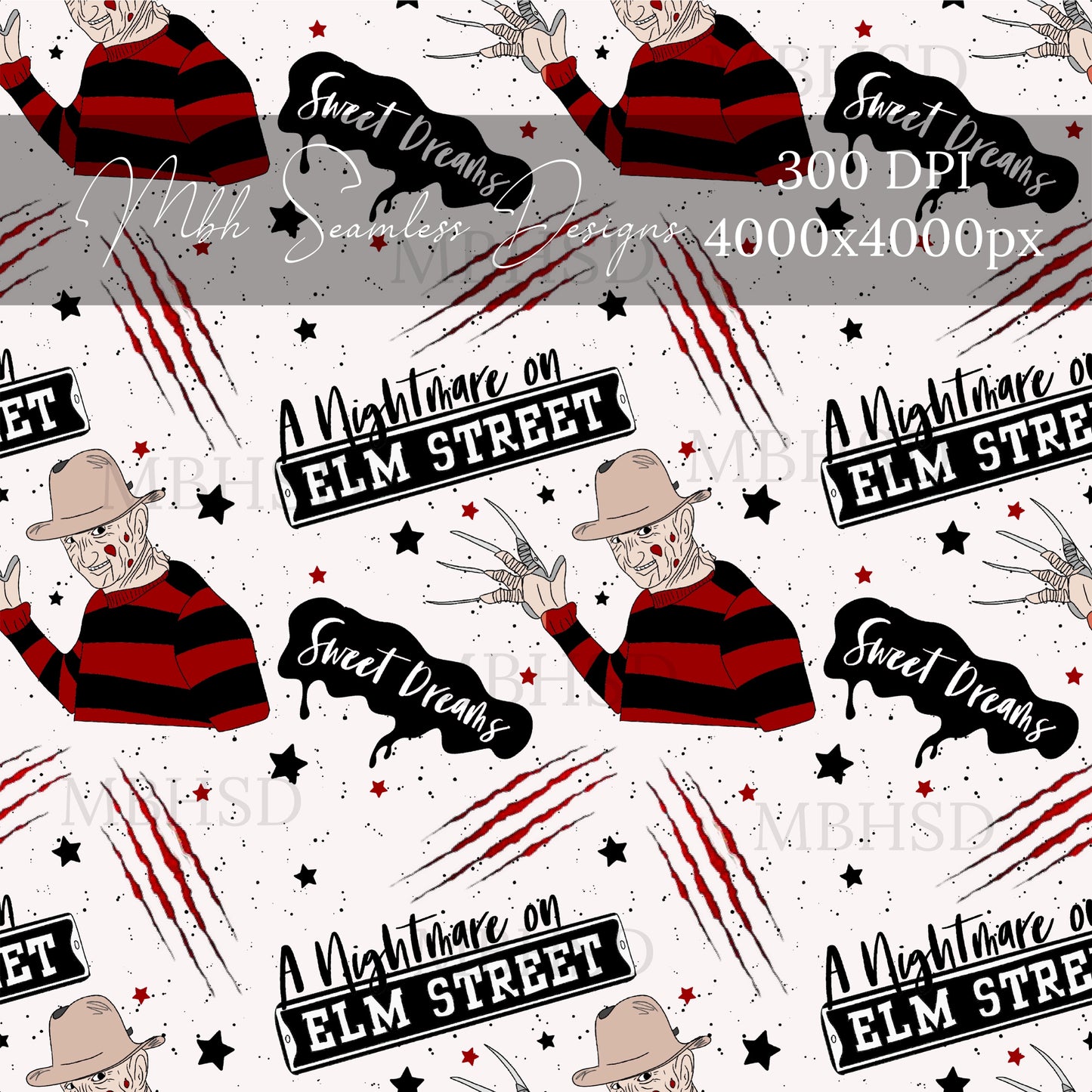 Freddy Seamless Pattern