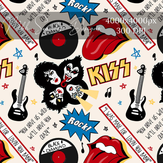 Kiss Seamless Pattern