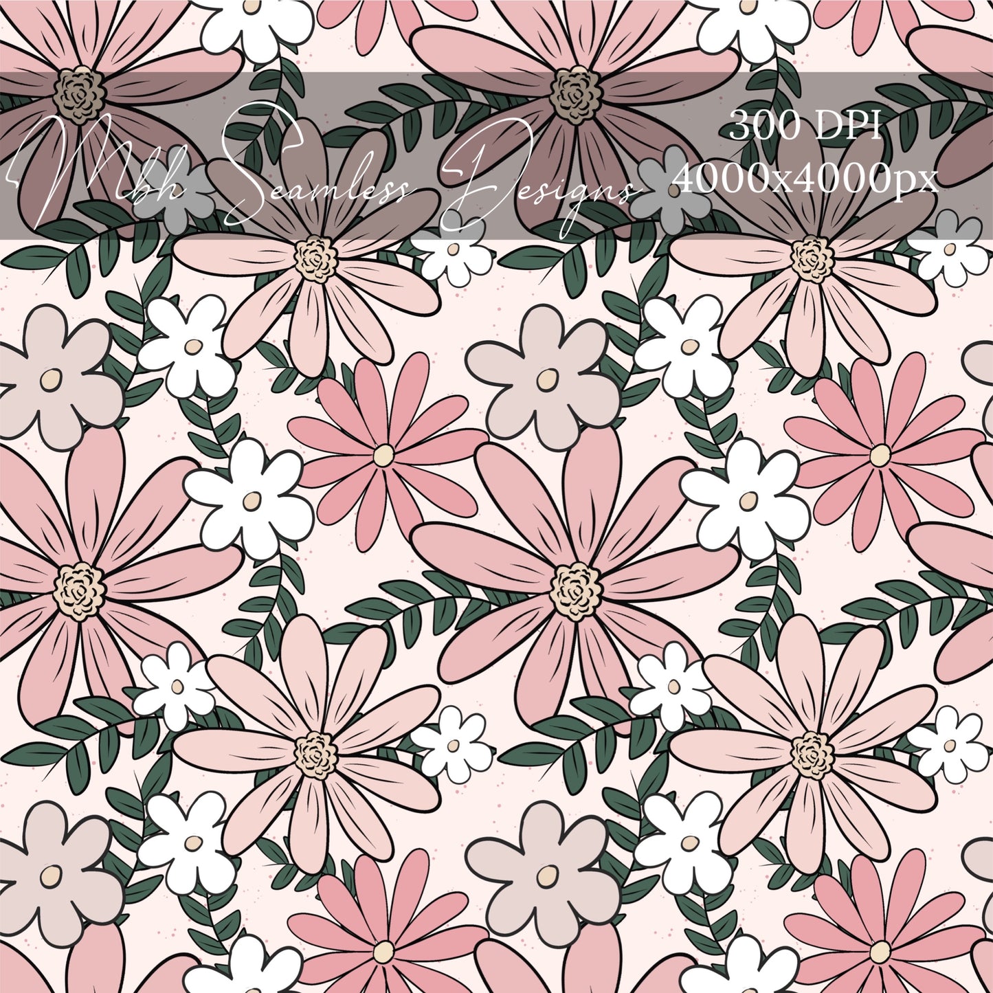 Blush Floral Seamless Pattern