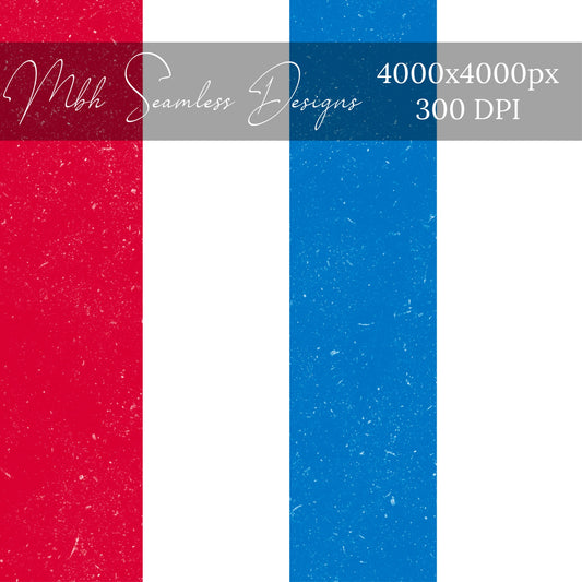 Patriotic Stripes Seamless Pattern