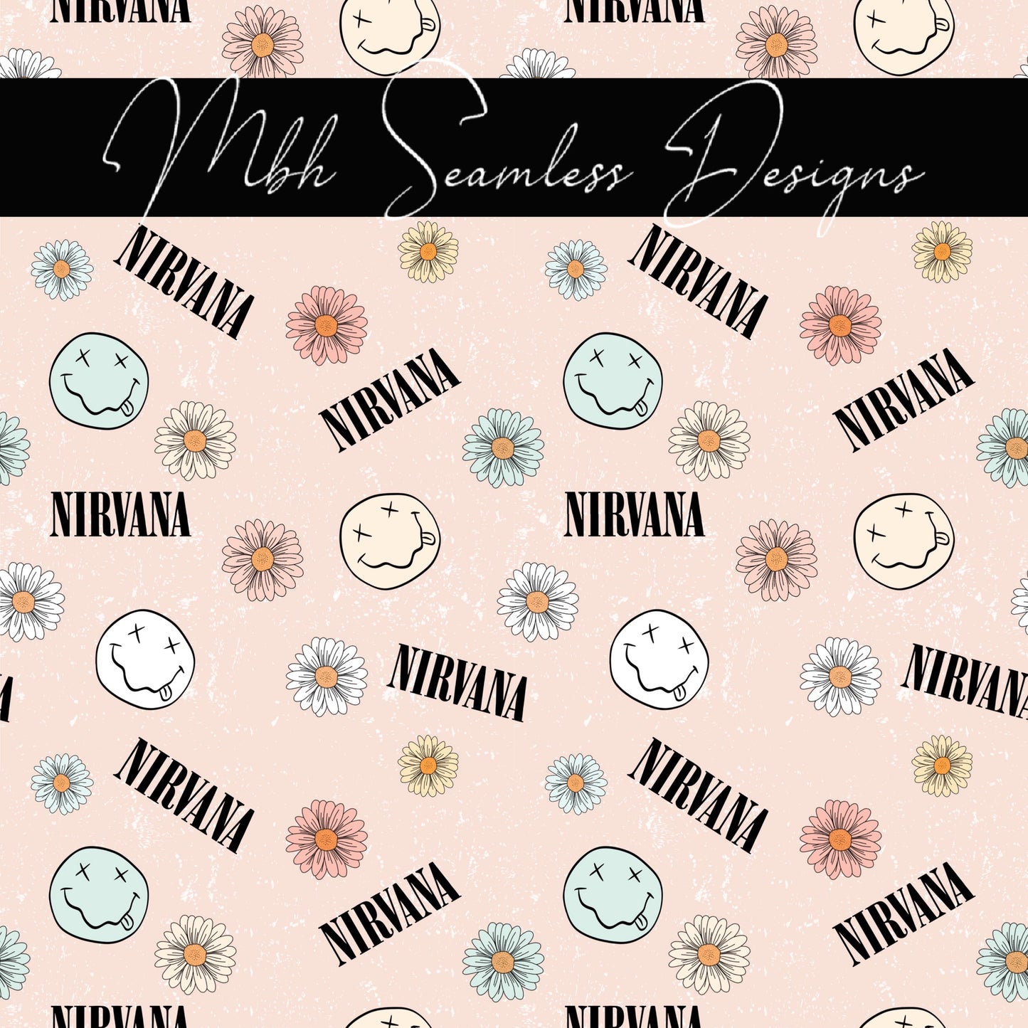 Nirvana Floral Seamless Pattern