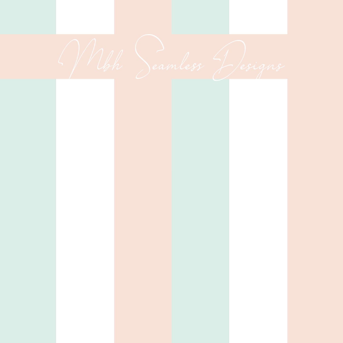 Nirvana Floral STRIPES Seamless Pattern