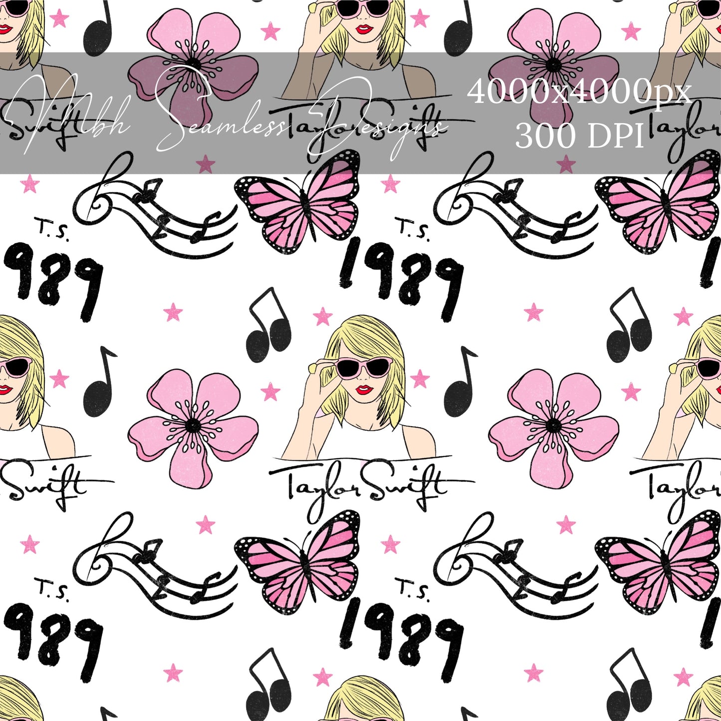 Swiftie Seamless Pattern