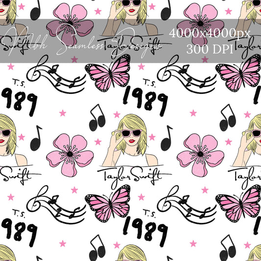 Swiftie Seamless Pattern