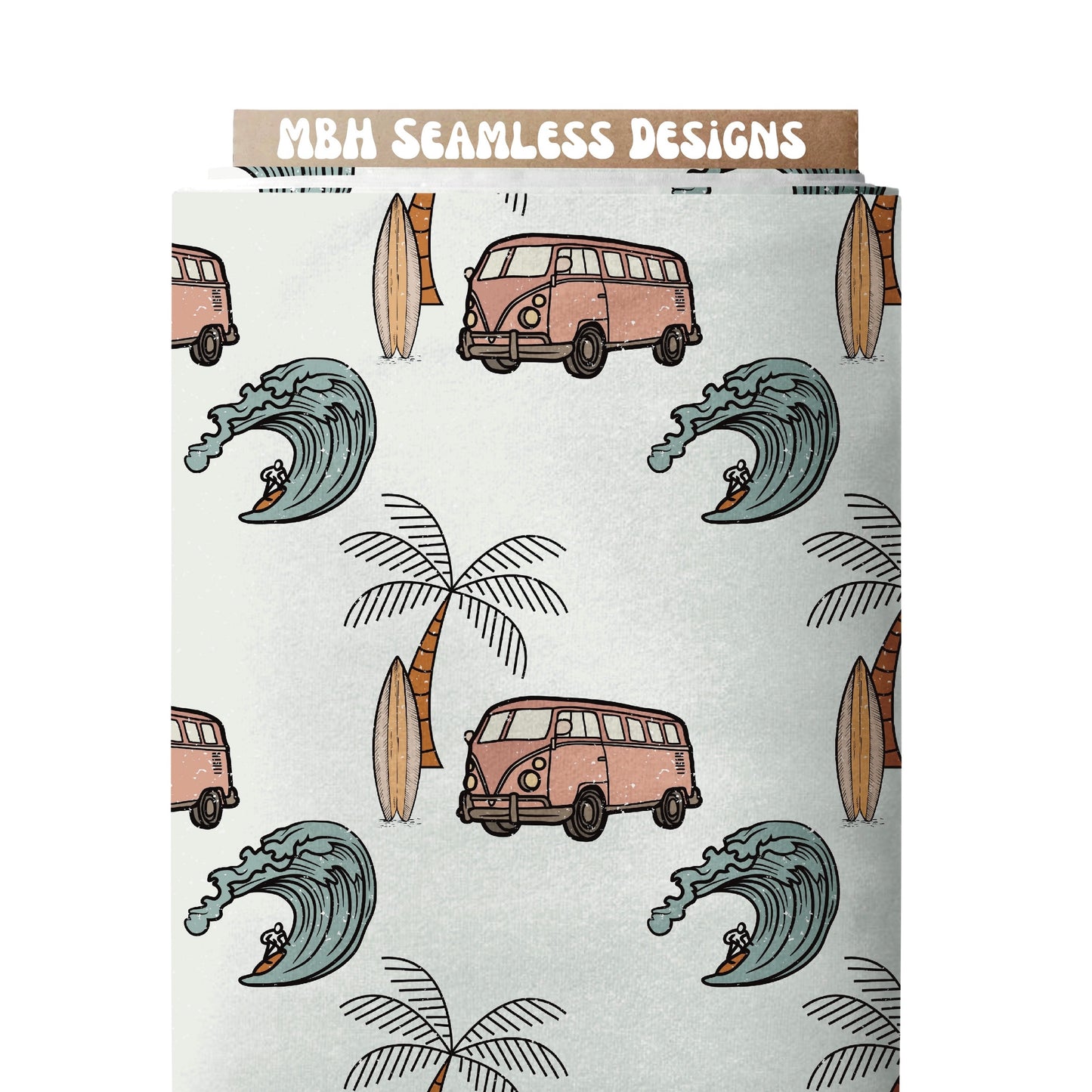 Boho Surf Seamless Pattern