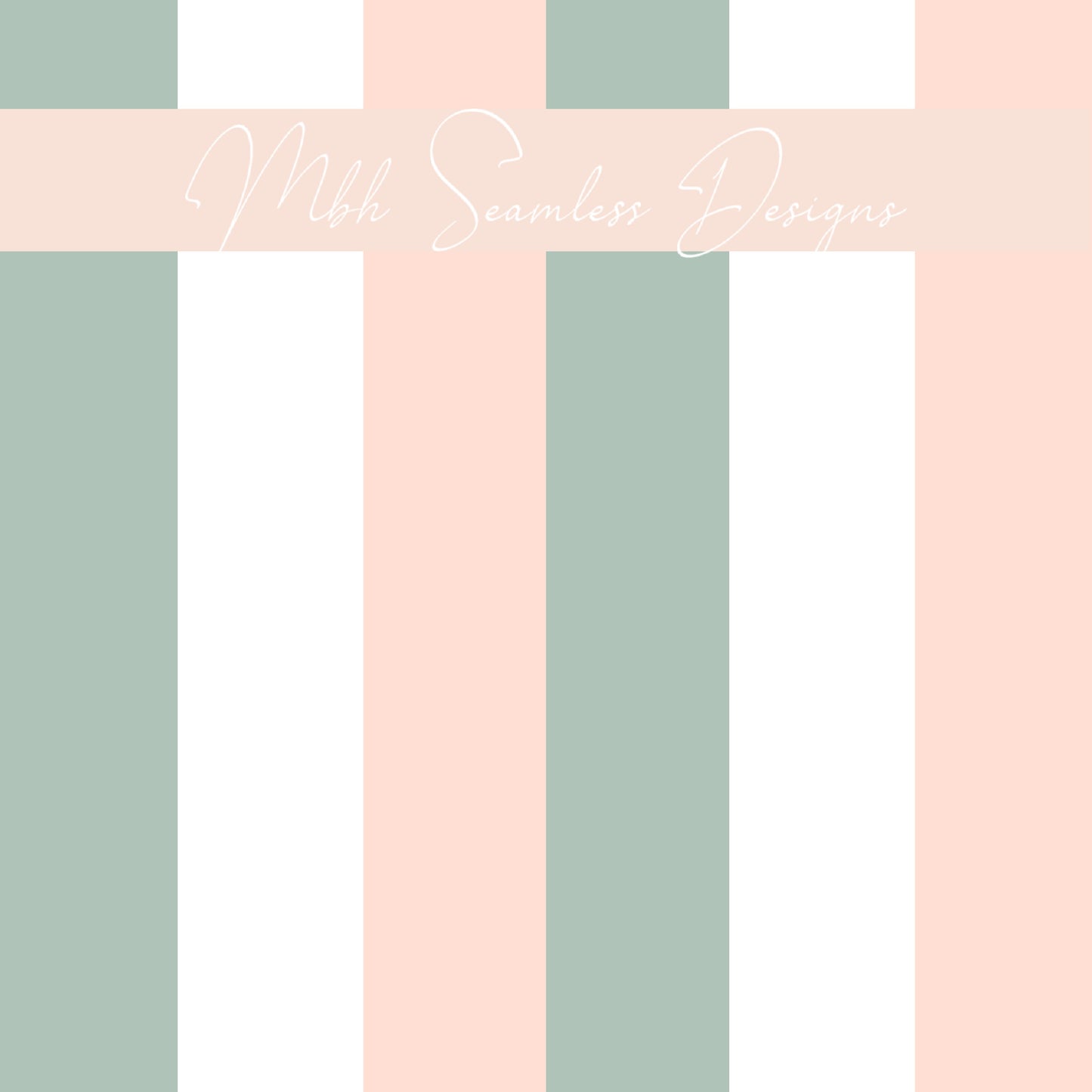 Floyd Floral STRIPES Seamless Pattern